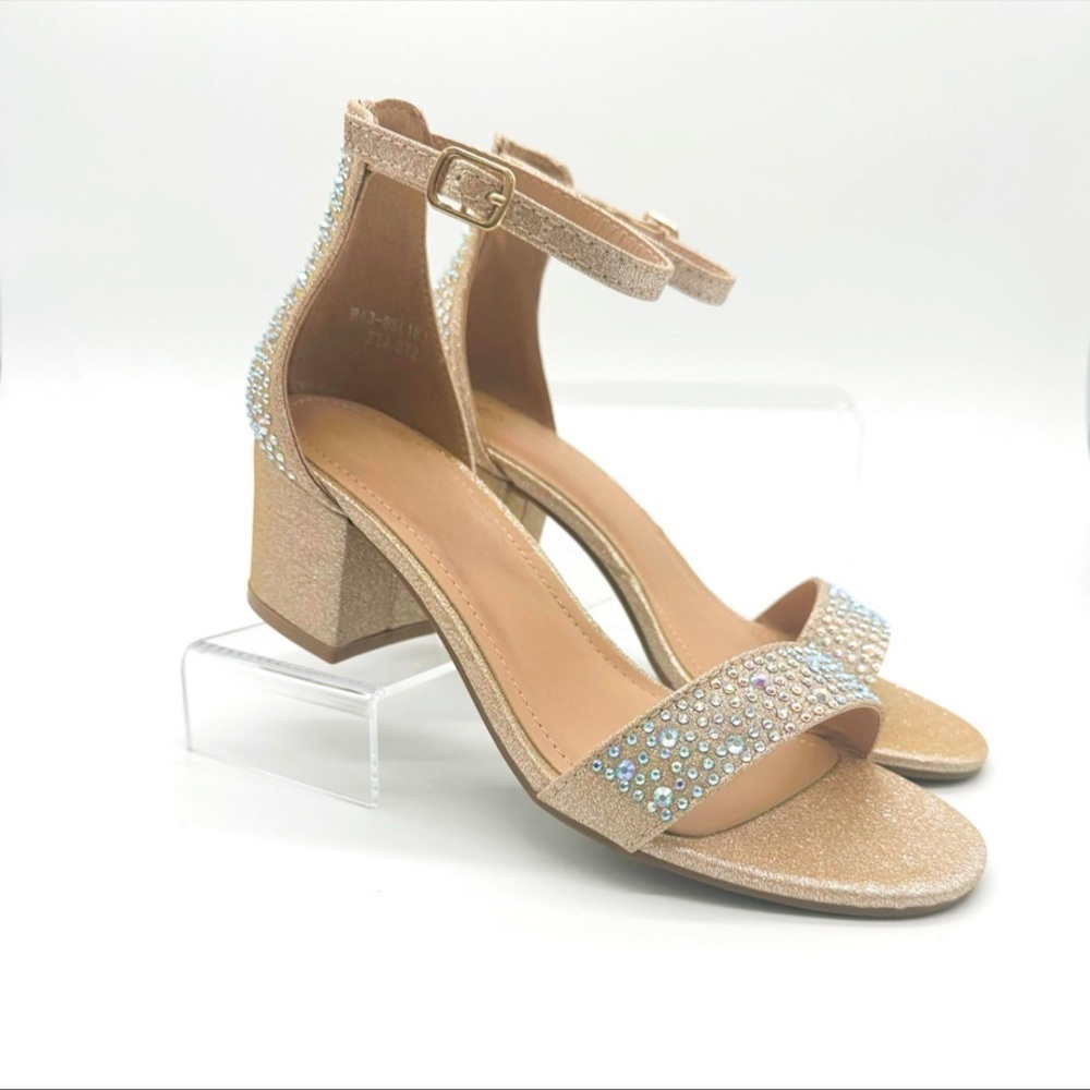 Women’s Champagne Block Heel Sandal